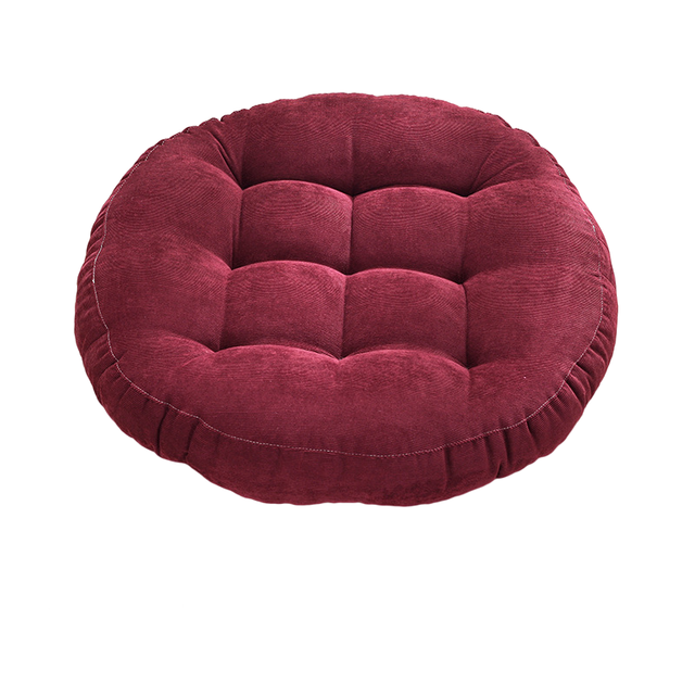 Thick Tufted Round Cushion Pad
