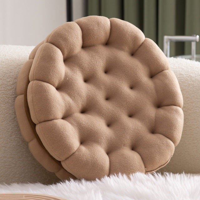 Sandwich Biscuit Plush Cushion