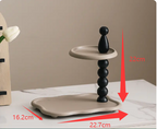 Modern Double-Layer Key Holder Tray for Home Decor