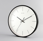 Modern Silent Wall Clock with High-Gloss Finish