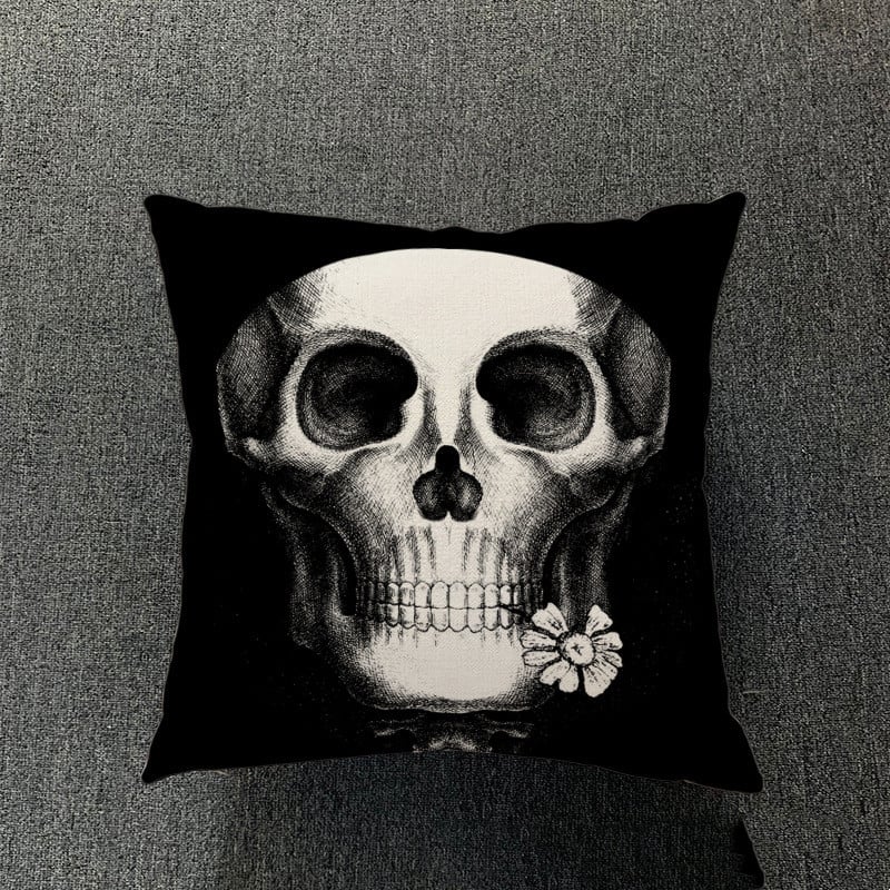 Cotton and Linen Pillowcase for Simple Living Room