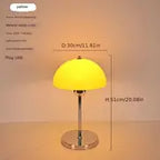 Modern Mushroom USB Table Lamp with Acrylic Shade