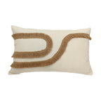 Modern Retro Striped PU Cushion Cover for Sofa/Bedroom