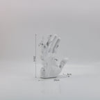 Modern Minimalist White Resin Hand Sculpture Decor