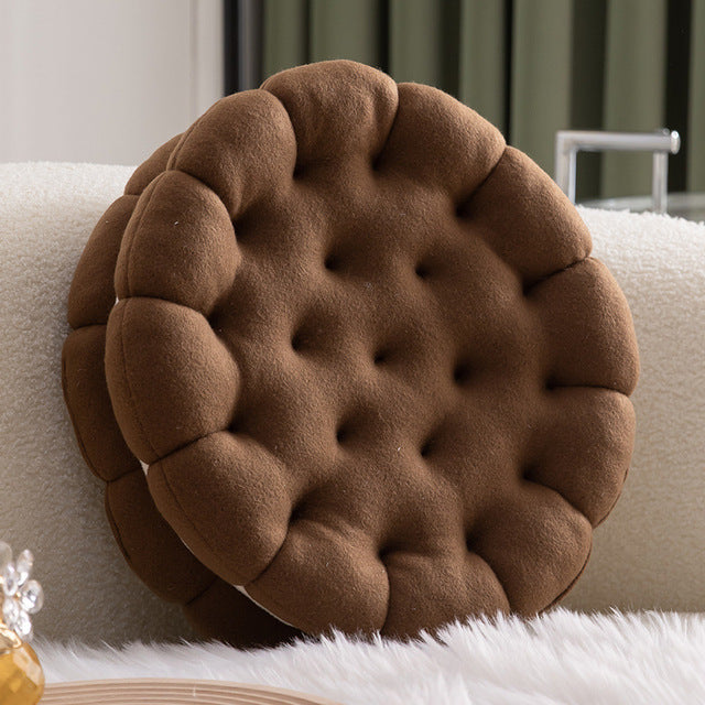 Sandwich Biscuit Plush Cushion