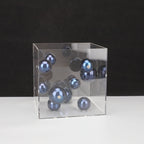 Modern Minimalist Square Acrylic Ball Decor Piece