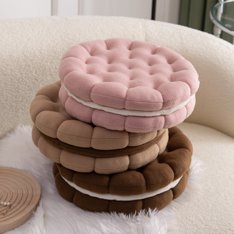 Sandwich Biscuit Plush Cushion