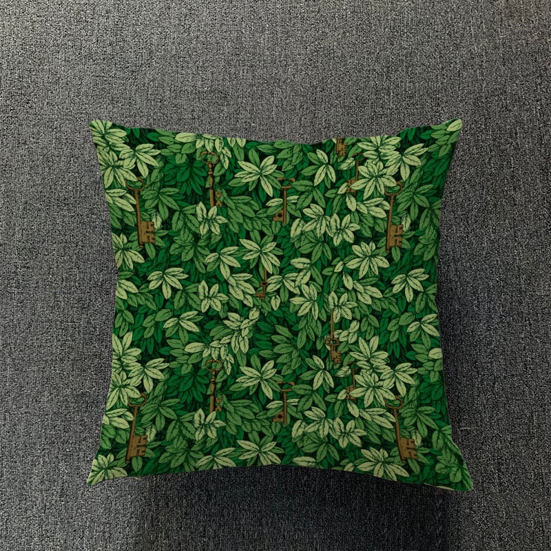 Cotton and Linen Pillowcase for Simple Living Room