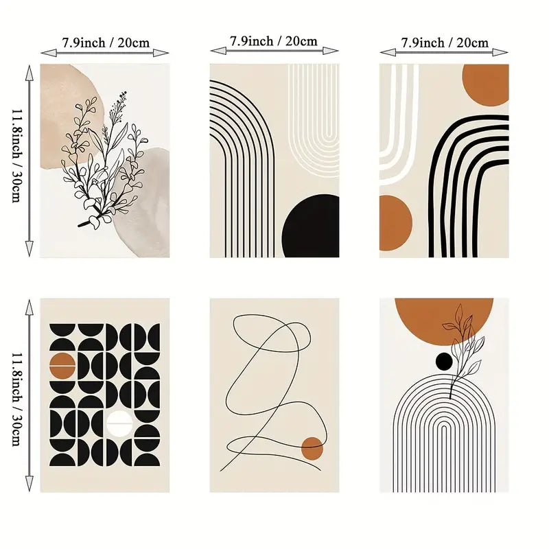 Decorative Geometric Line Posters