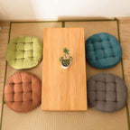 Thick Tufted Round Cushion Pad