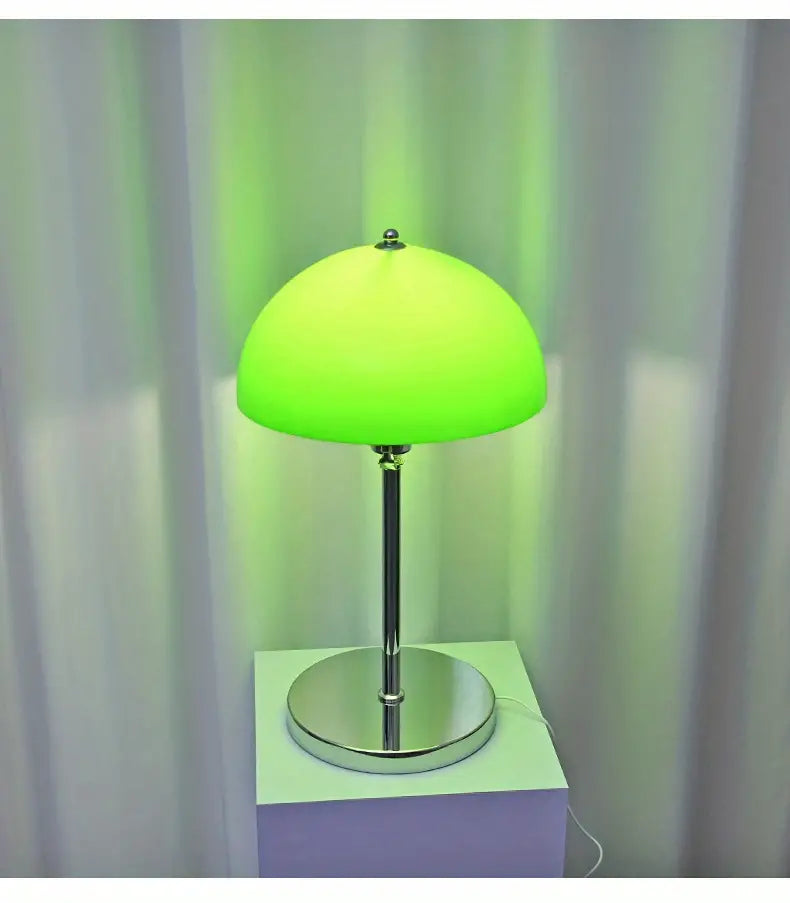 Modern Mushroom USB Table Lamp with Acrylic Shade