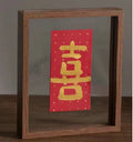 Modern Double-Sided Glass Frame for Displaying Plants