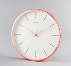Modern Silent Wall Clock with High-Gloss Finish