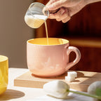 Microwaveable Ceramic Oatmeal Mug