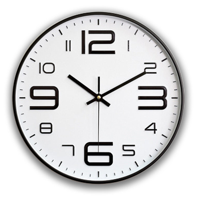 Modern Minimalist Wall Clock for Home and Bedroom