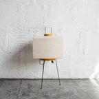 Modern Vertical Rice Paper Floor Lamp