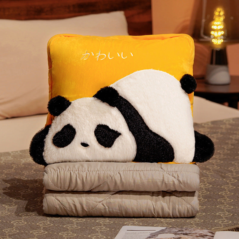 Panda Pillow Blanket