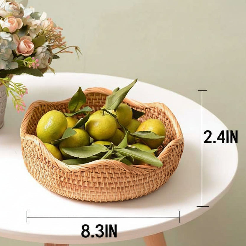 Rattan Fruit Basket