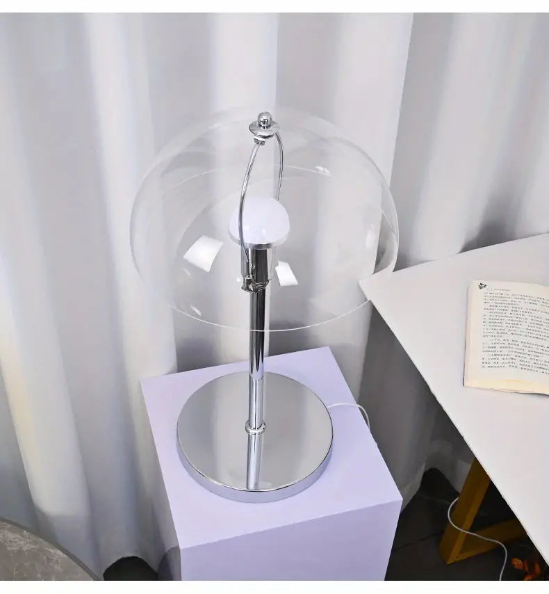 Modern Mushroom USB Table Lamp with Acrylic Shade