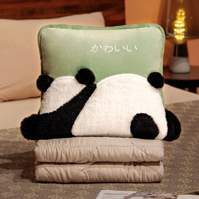Panda Pillow Blanket
