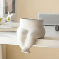 Modern Ceramic Body Vase for Succulents and Home Decor