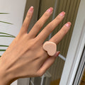 Minimalist Candy Color Heart Shaped Ring
