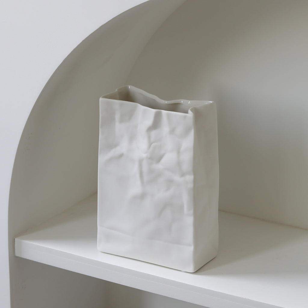 Ceramic Flower Vase for Home Decor and Centerpieces