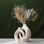 European Ceramic Vase Set