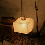 Modern Vertical Rice Paper Floor Lamp