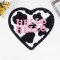 Modern Heart-Shaped Absorbent Non-Slip Floor Mat
