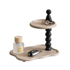 Modern Double-Layer Key Holder Tray for Home Decor