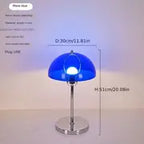 Modern Mushroom USB Table Lamp with Acrylic Shade