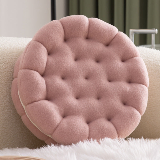 Sandwich Biscuit Plush Cushion