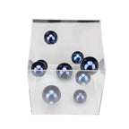 Modern Minimalist Square Acrylic Ball Decor Piece