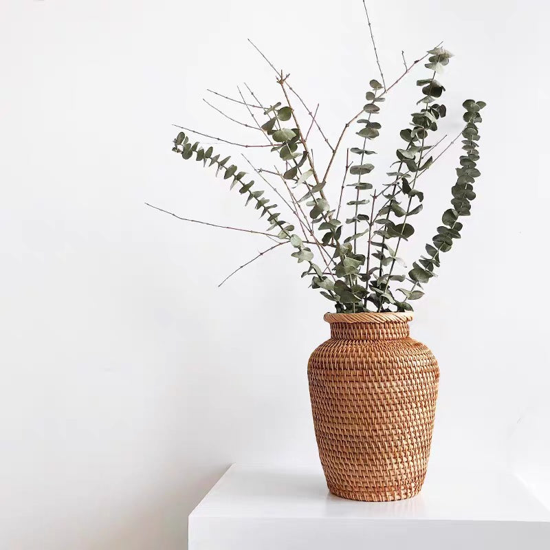 Rattan Vase