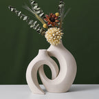 European Ceramic Vase Set
