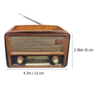 Creative Retro Radio Flower Pot Resin Craft Decor