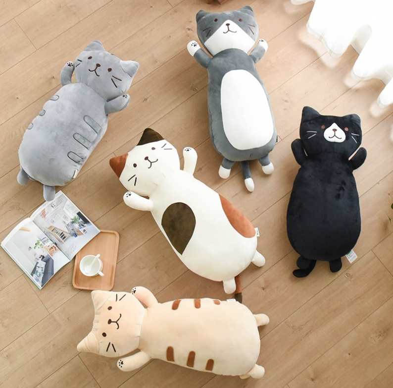 Japanese Cat Plush Pillow
