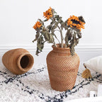 Rattan Vase