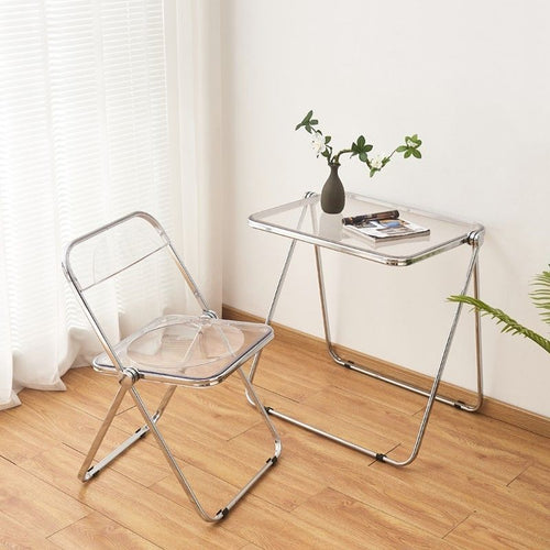 Acrylic Foldable Table Set for Modern Home Use