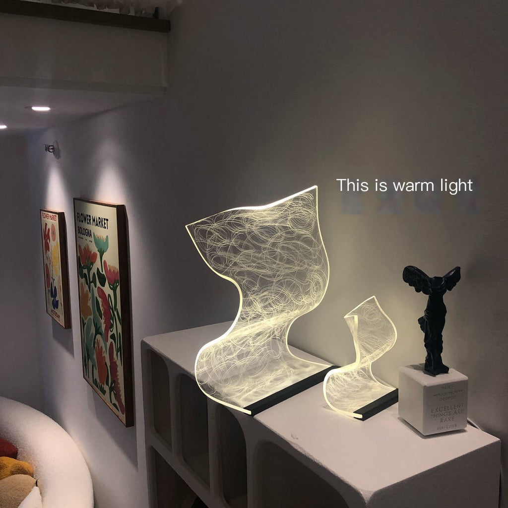 Creative Aesthetic Table Lamp for Bedroom Decor