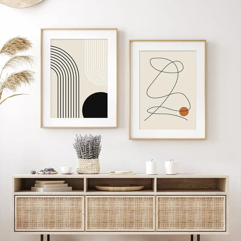 Decorative Geometric Line Posters