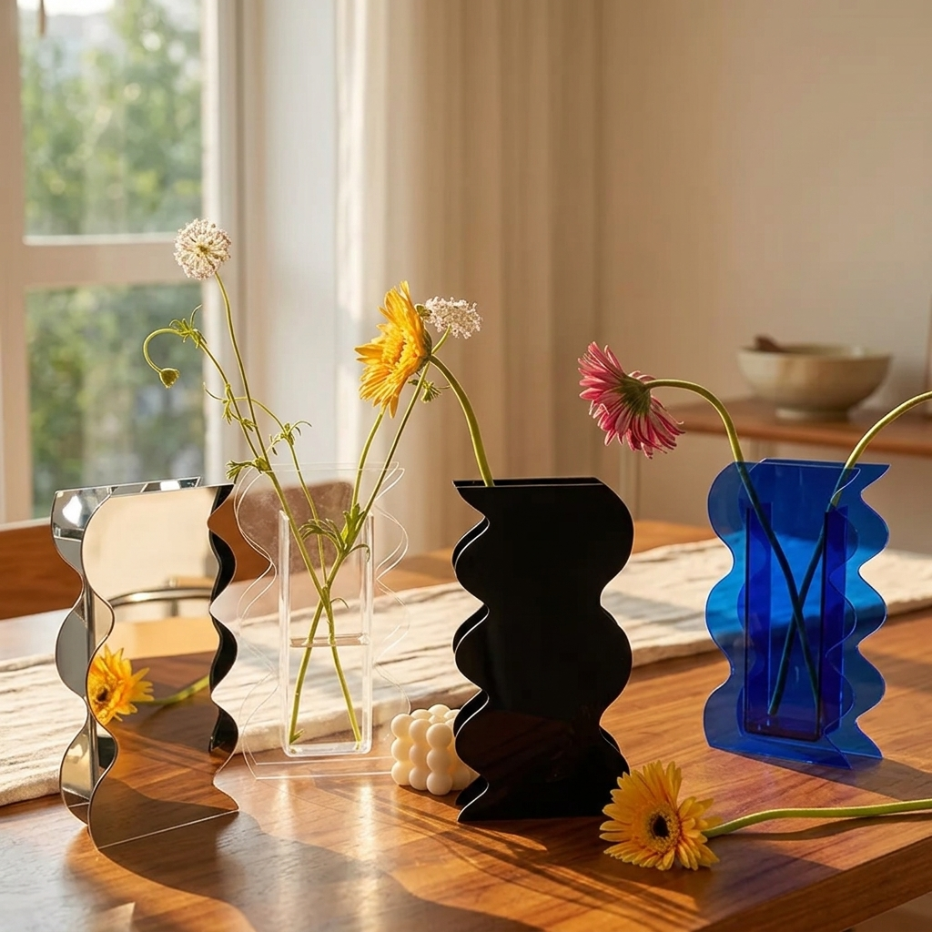 Wave Acrylic Vase