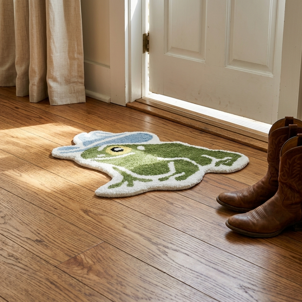 Frog Cowboy Rug